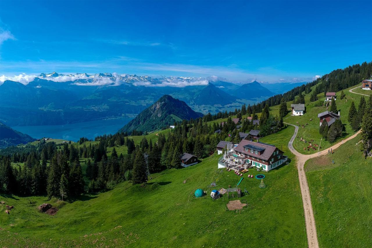 Rigi-Burggeist Alpine Guesthouse Gersau Exterior foto