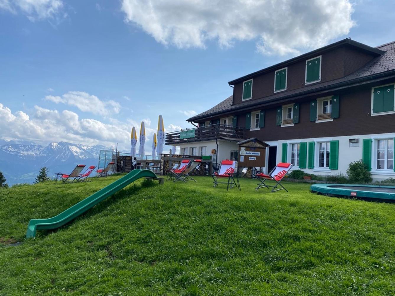 Rigi-Burggeist Alpine Guesthouse Gersau Exterior foto